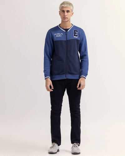Men Mock Neck Zipper Upper