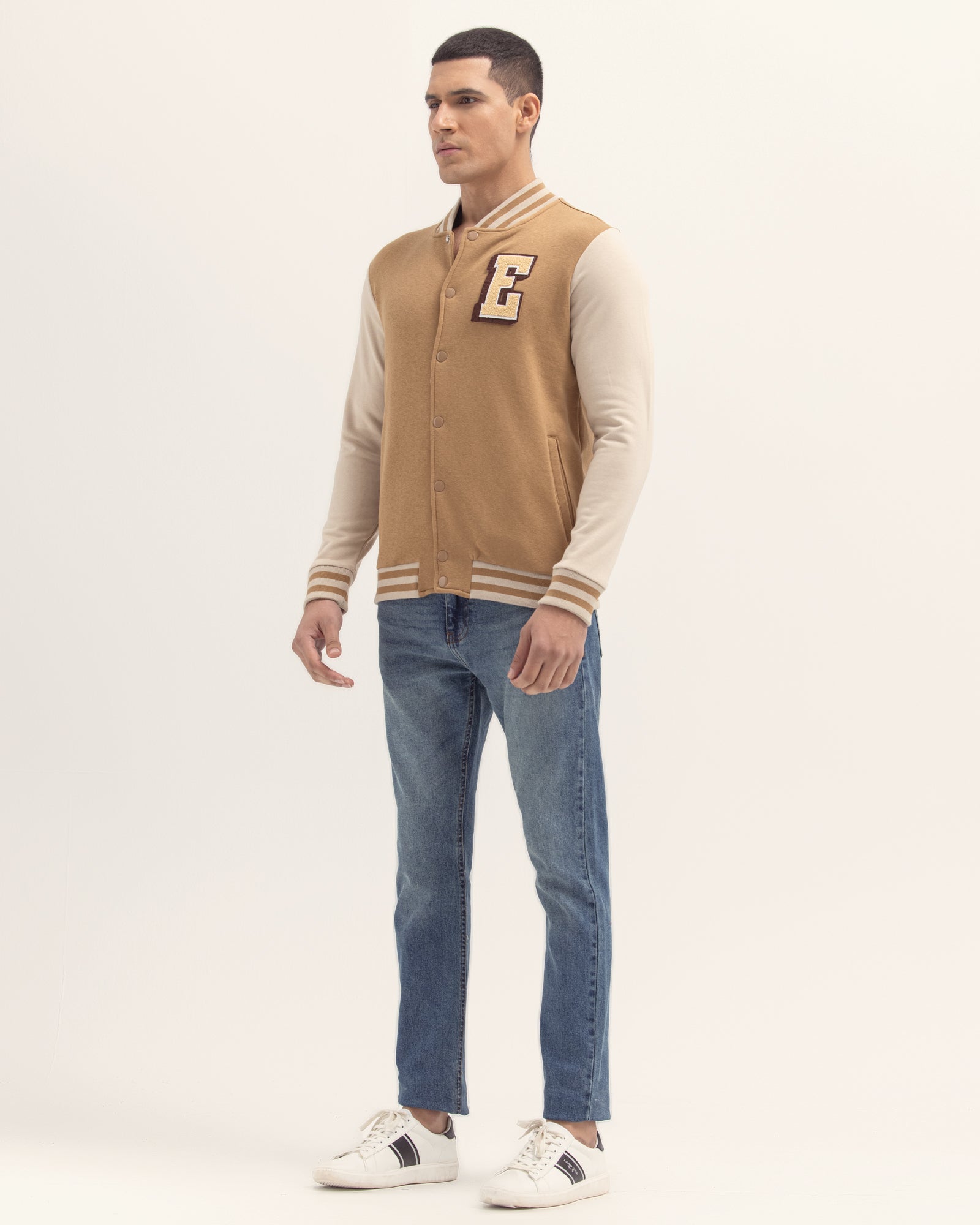 Men Varsity Jacket - Engine - Buy Now