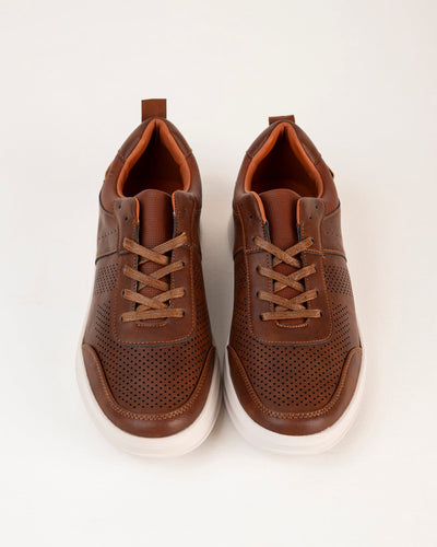 Men Sneakers in Brown Color