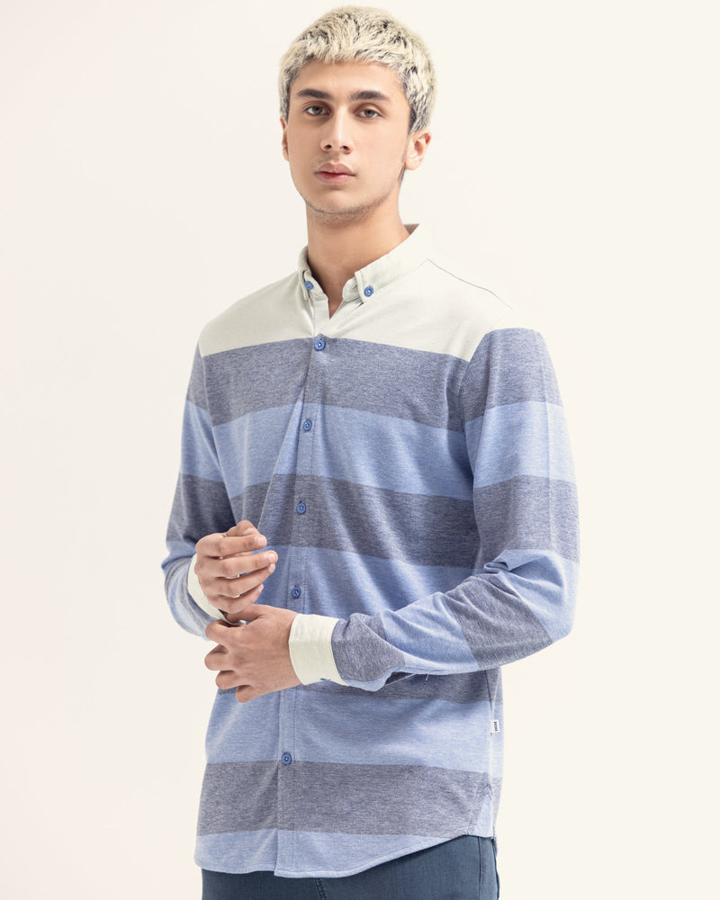 Men Striped Button Down - Engine - Buy Now