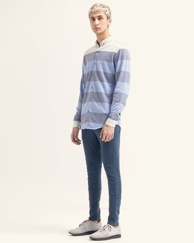Men Striped Button Down - Engine - Buy Now