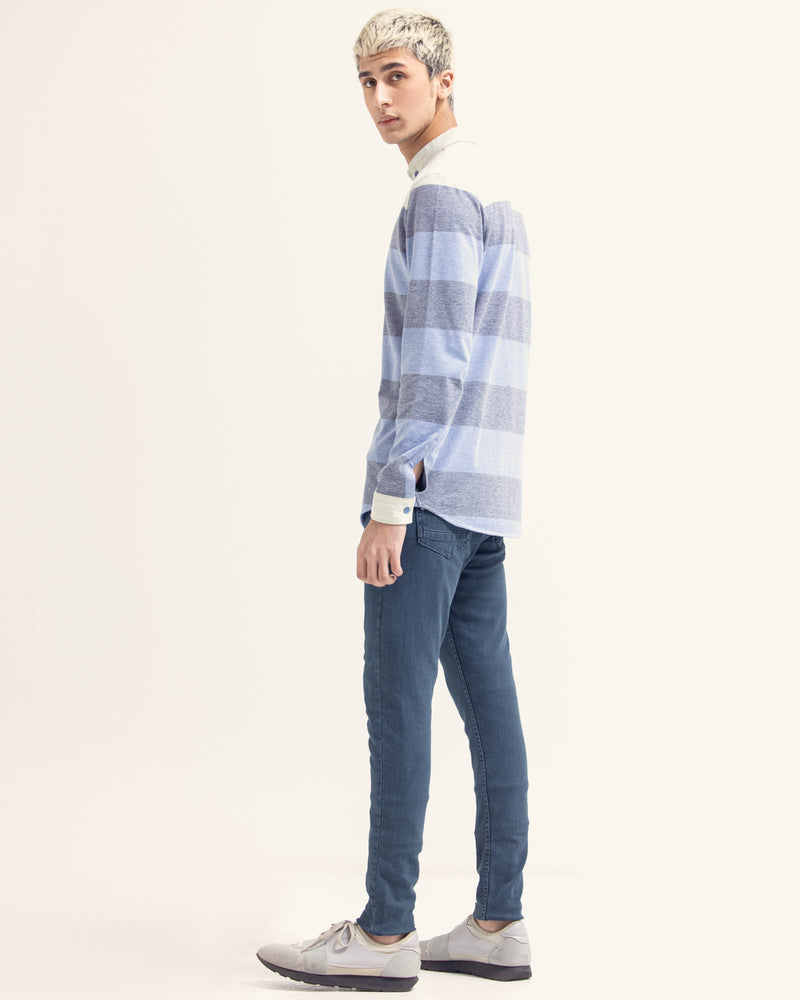 Men Striped Button Down - Engine - Buy Now