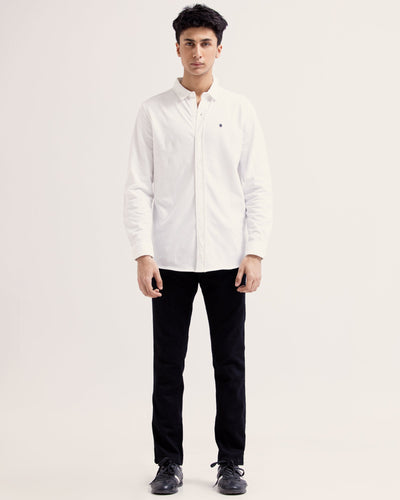 Men Plain Button Down