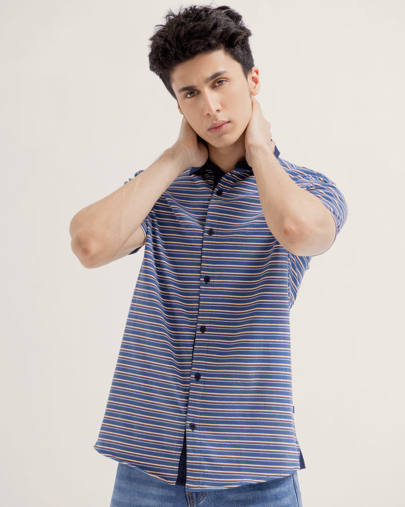 Men Striped Button Down - Engine - Buy Now