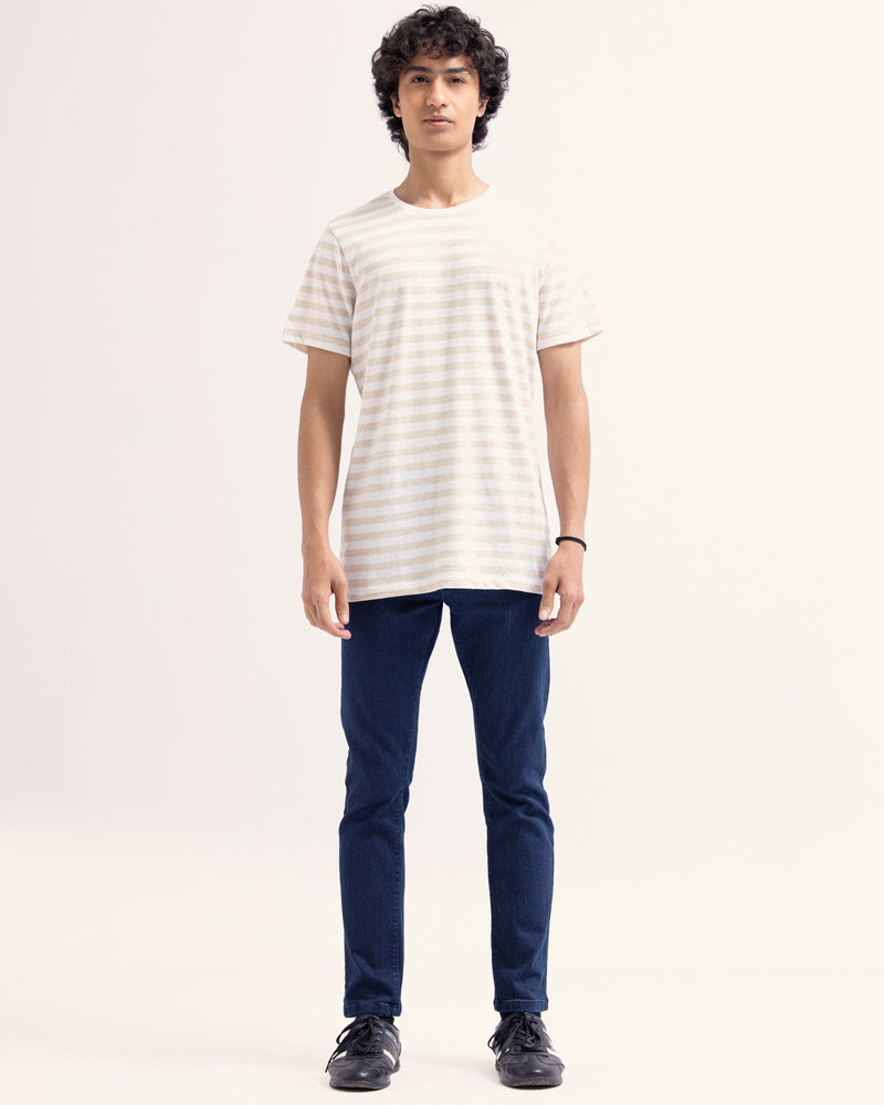 Men Stripped T Shirt - Engine - Buy Now