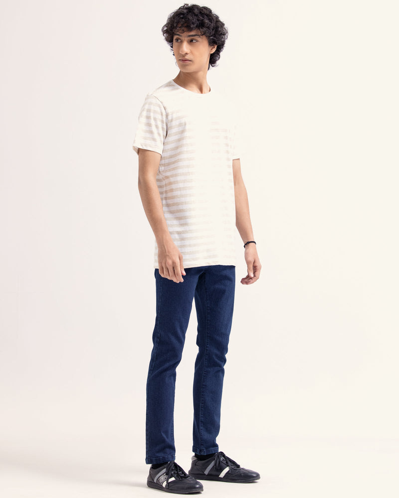 Men Stripped T Shirt - Engine - Buy Now