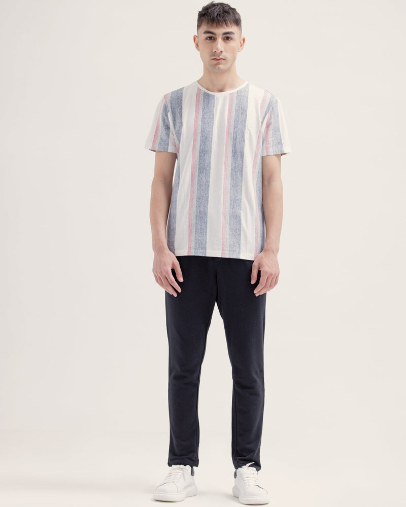 Men Yarn Dyed T Shirt - Engine - Buy Now