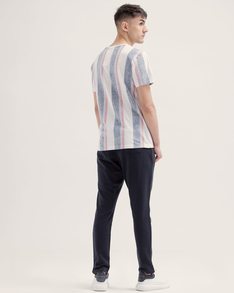 Men Yarn Dyed T Shirt - Engine - Buy Now