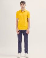 Men Solid Polo Tee - Engine - Buy Now