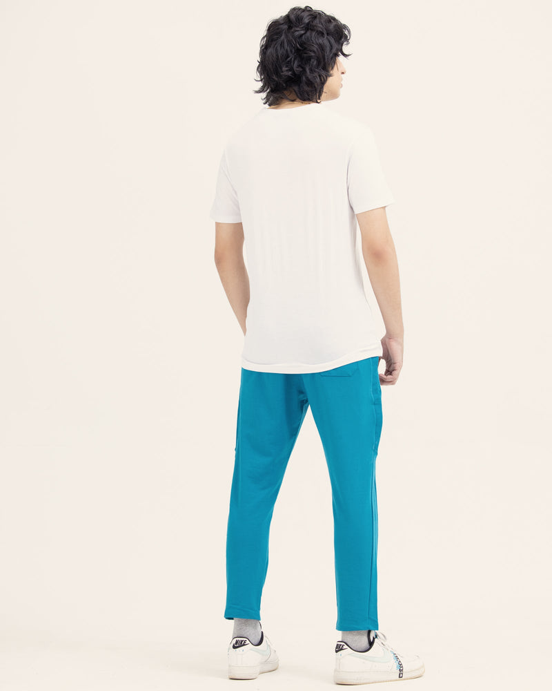 Men Solid White T Shirt - Engine - Buy Now