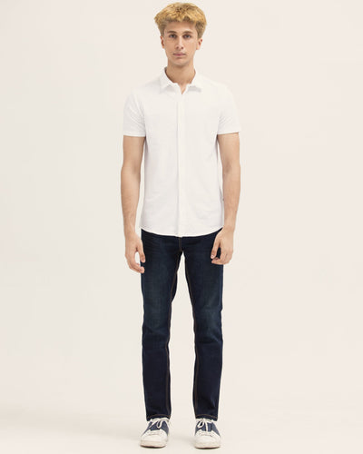 Men Plain Button Down