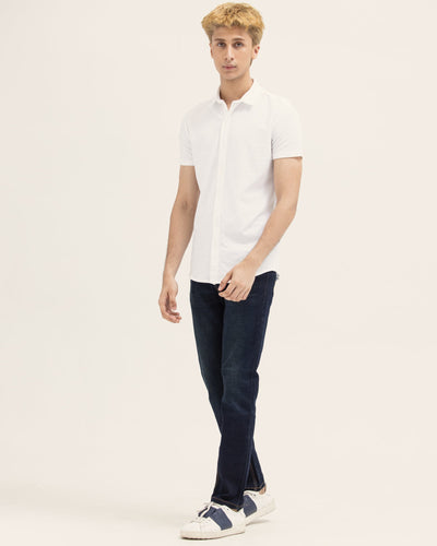 Men Plain Button Down
