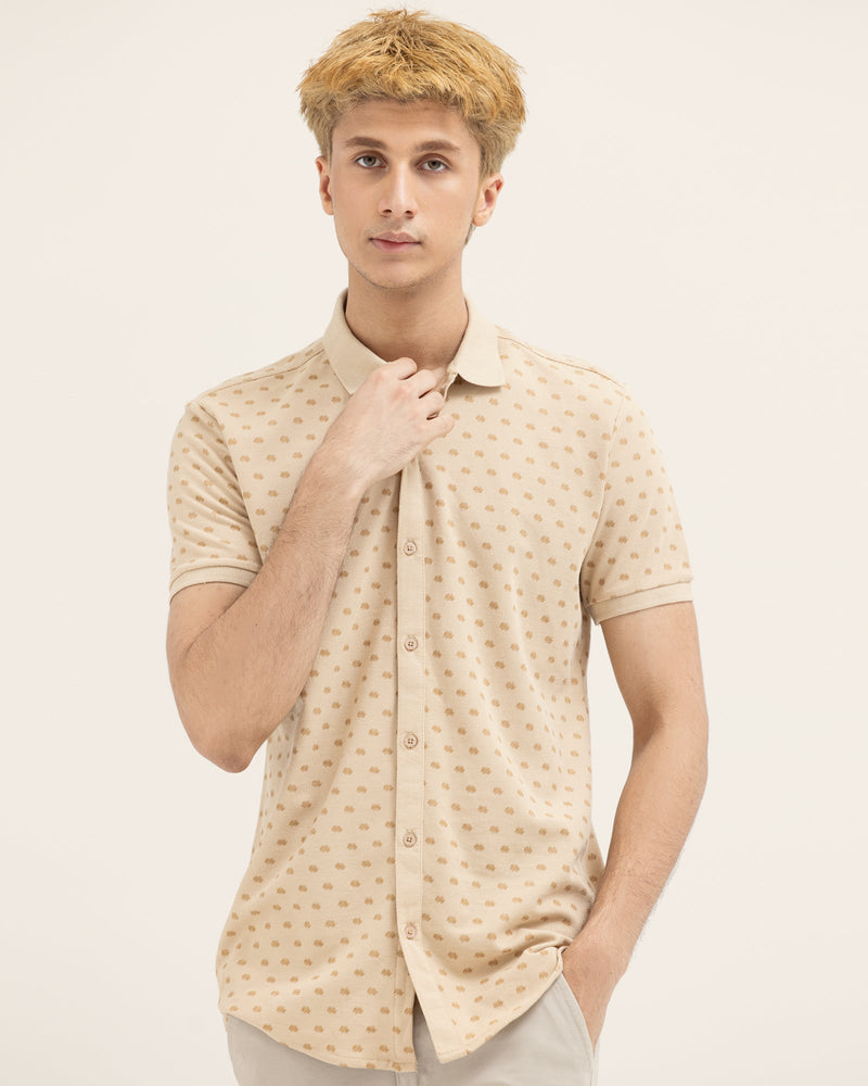 Men Printed Button Down - Engine - Buy Now