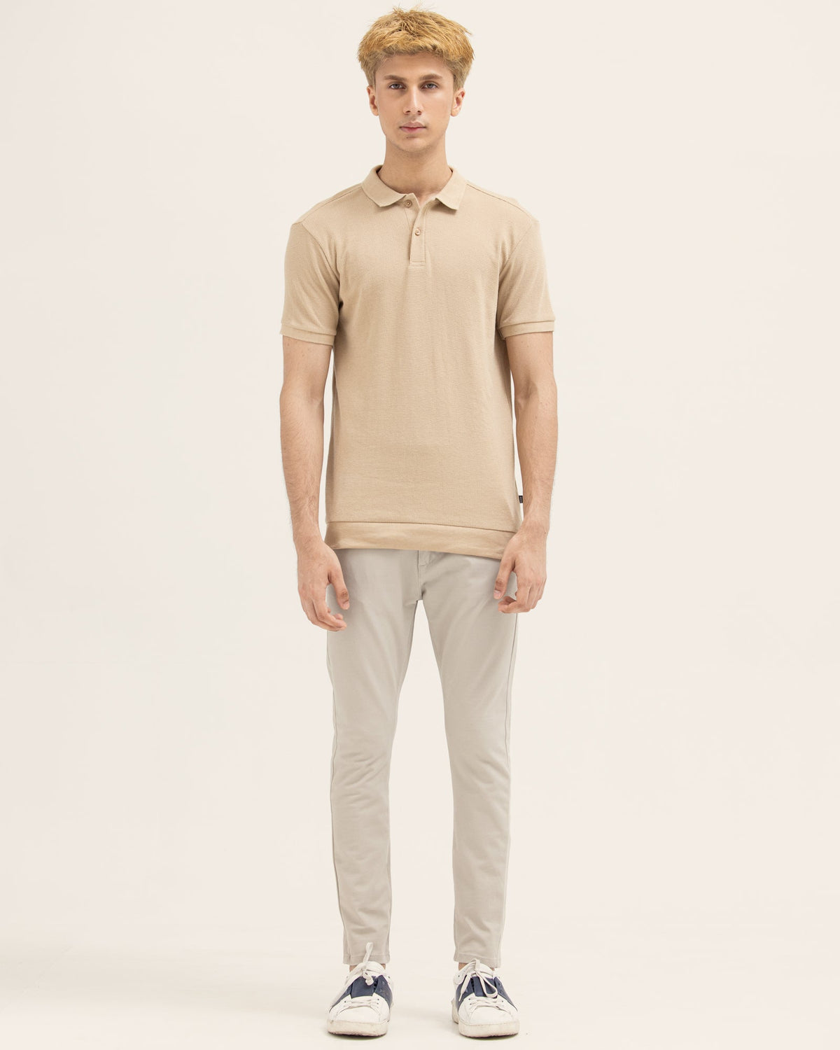Men Solid Polo Tee - Engine - Buy Now