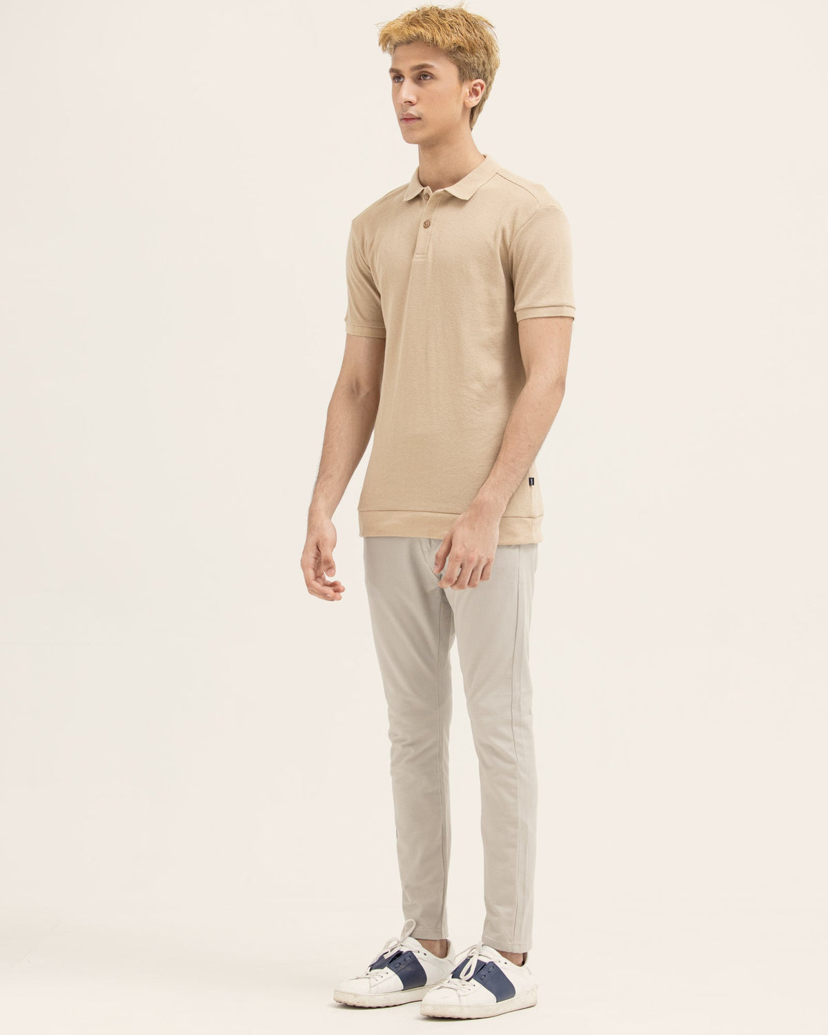 Men Solid Polo Tee - Engine - Buy Now