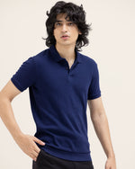 Men Solid Polo Tee - Engine - Buy Now