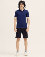Men Solid Polo Tee - Engine - Buy Now