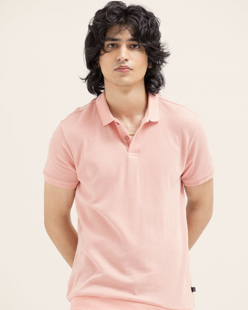 Men Solid Polo Tee - Engine - Buy Now