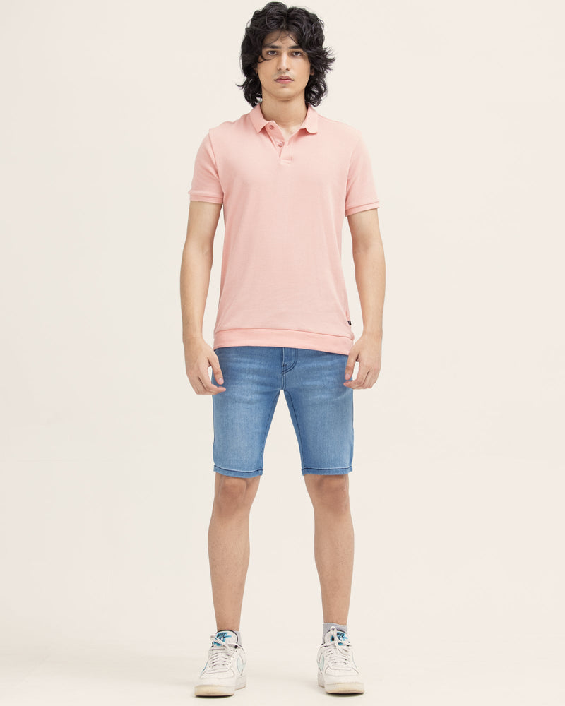 Men Solid Polo Tee - Engine - Buy Now