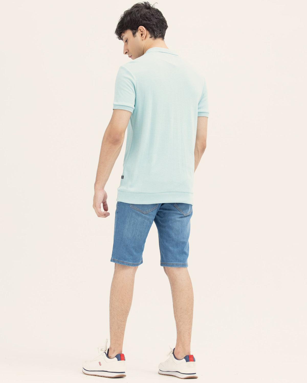 Men Solid Polo Tee - Engine - Buy Now