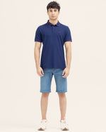 Men Solid Polo Tee - Engine - Buy Now