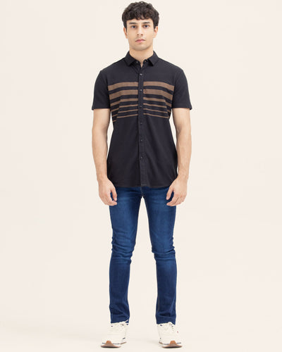 Men Lined Button Down