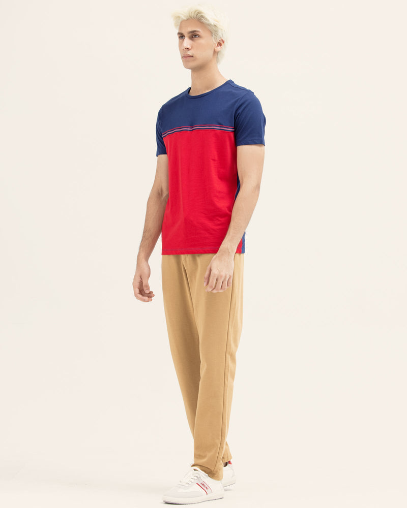 Men Color Block T Shirt - Engine - Buy Now