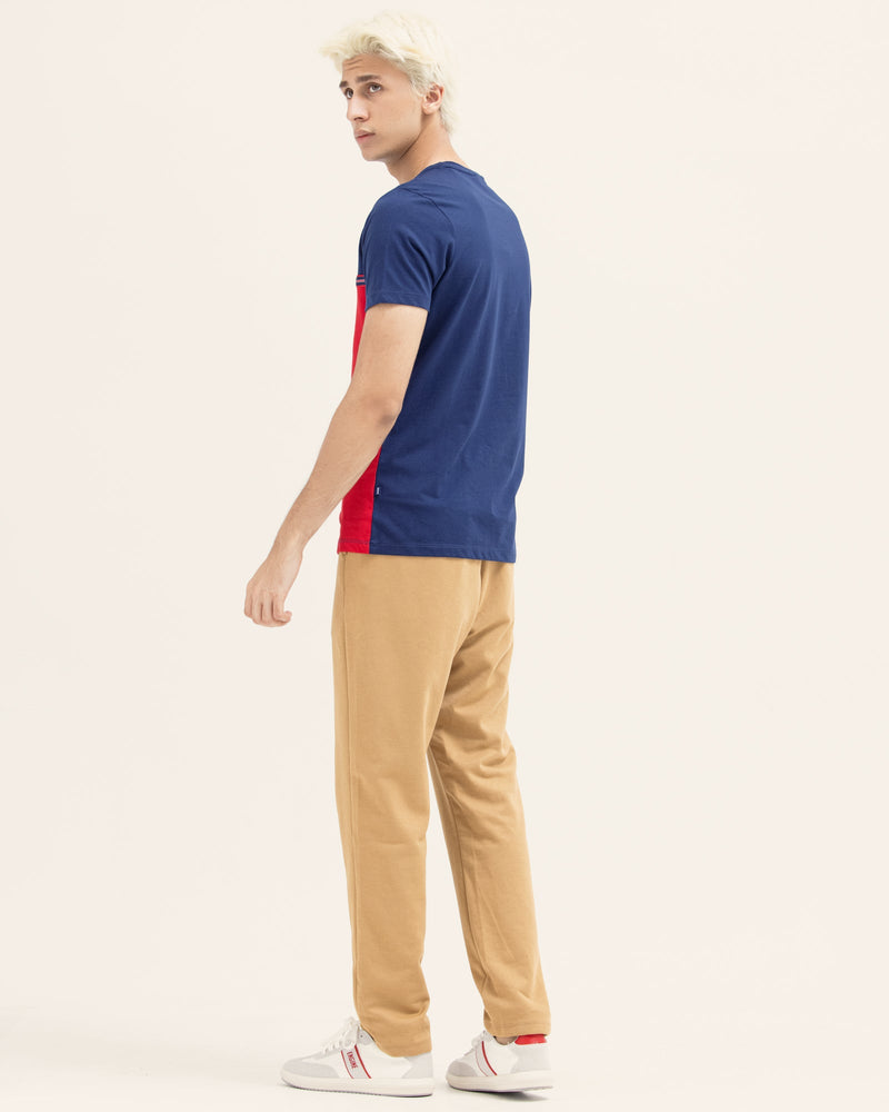 Men Color Block T Shirt - Engine - Buy Now
