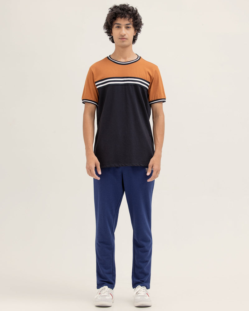 Men Color Block T Shirt - Engine - Buy Now