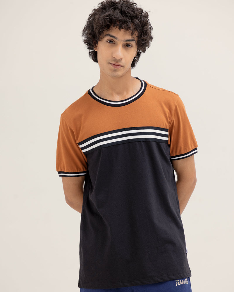 Men Color Block T Shirt - Engine - Buy Now