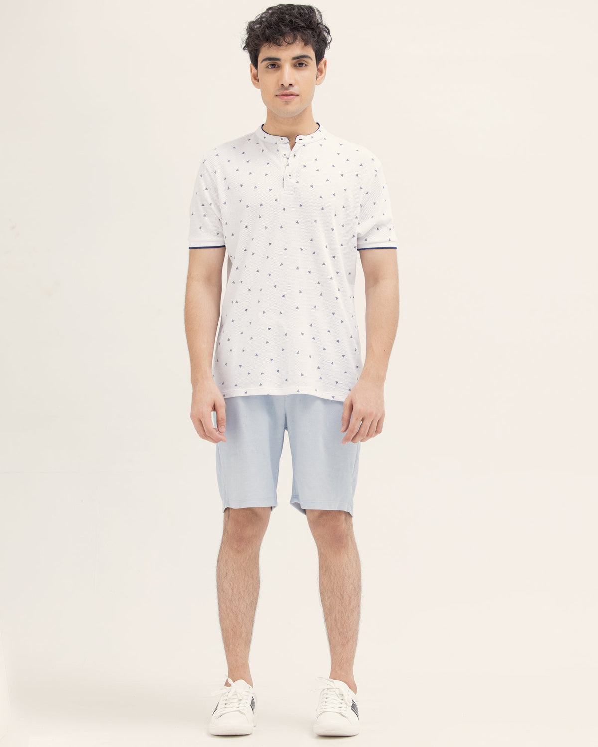 Men Printed Polo Tee - Engine - Buy Now