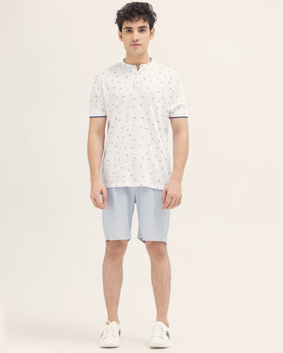 Men Printed Polo Tee