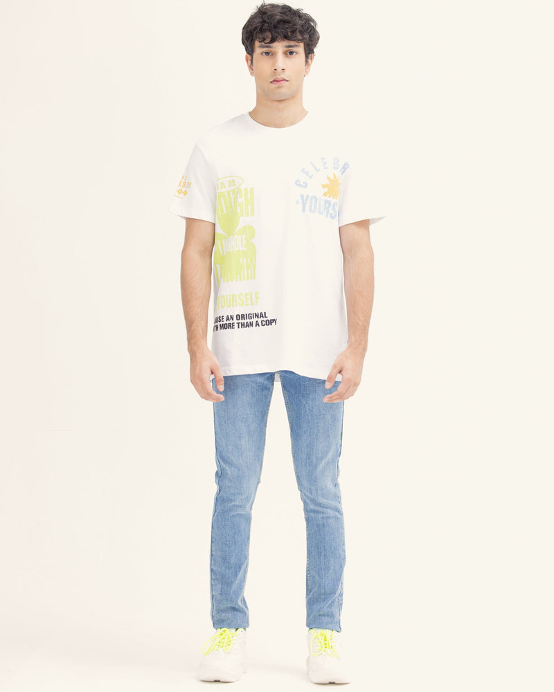 Men "Celebrate Yourself" T Shirt - Engine - Buy Now