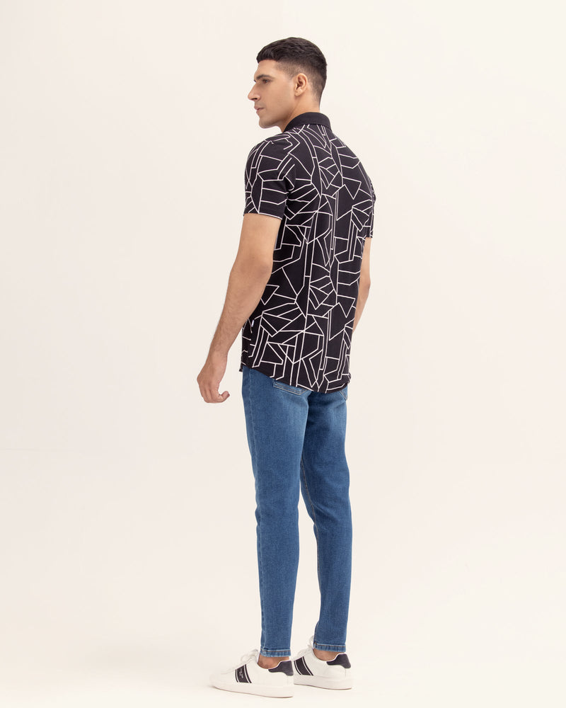 Men Graphic Button Down - Engine - Buy Now