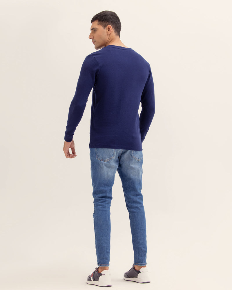 Men Basic Long Sleeves Henley - Engine - Buy Now
