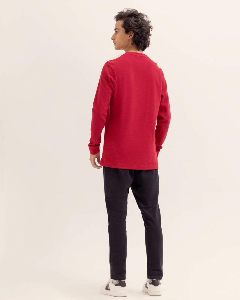 Men Basic Long Sleeves Henley - Engine - Buy Now