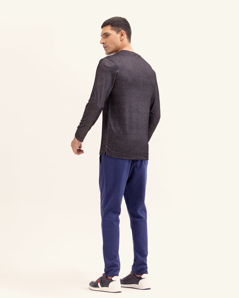 Men Basic Sleeved Henley - Engine - Buy Now