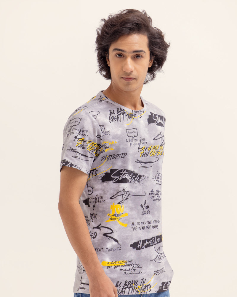Men Printed T Shirt - Engine - Buy Now