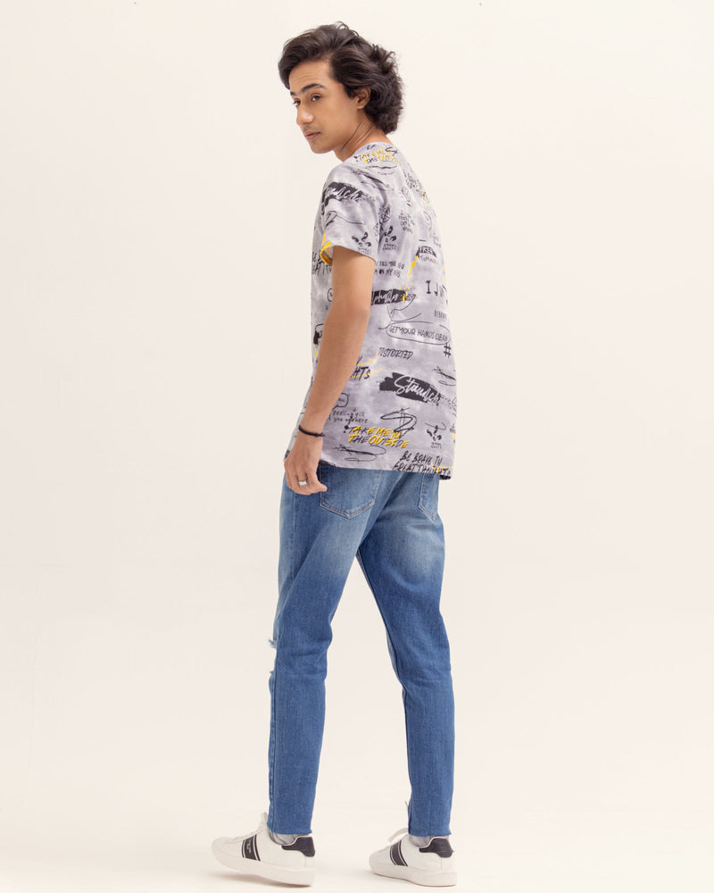 Men Printed T Shirt - Engine - Buy Now