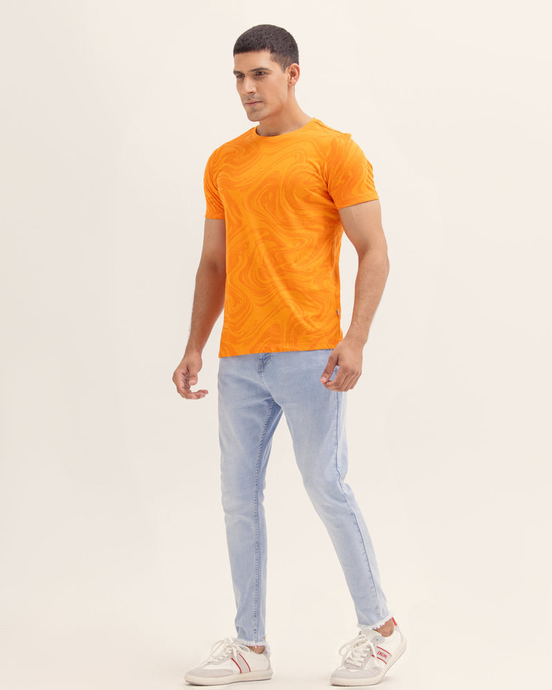 Men Printed T Shirt - Engine - Buy Now