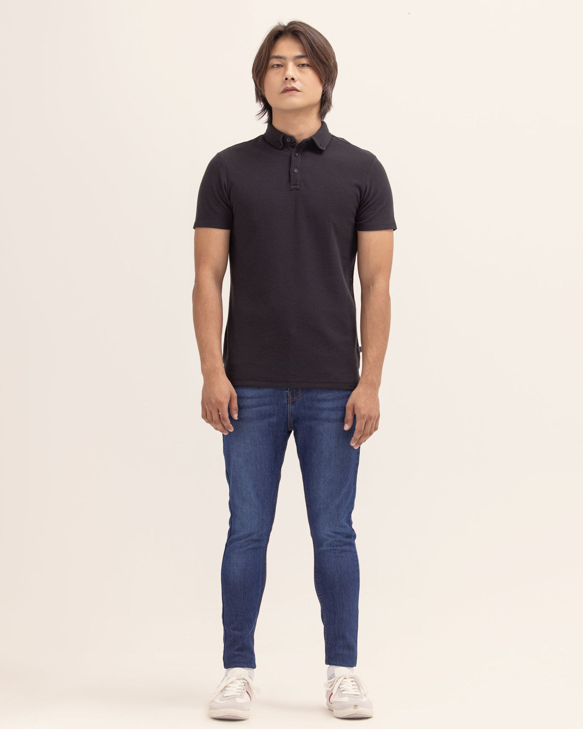 Men Solid Polo Tee - Engine - Buy Now