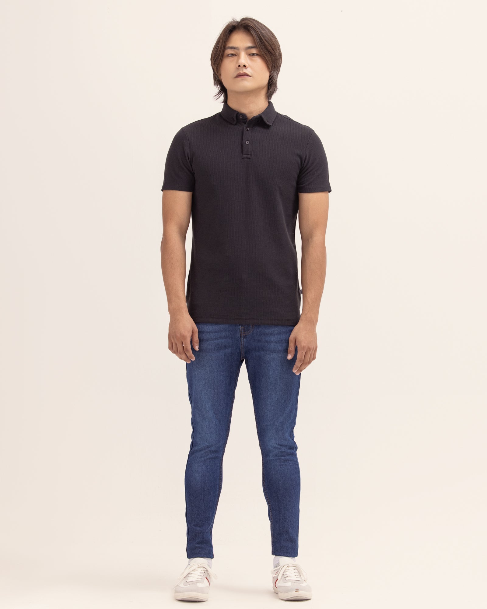 Men Solid Polo Tee - Engine - Buy Now
