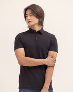 Men Solid Polo Tee - Engine - Buy Now