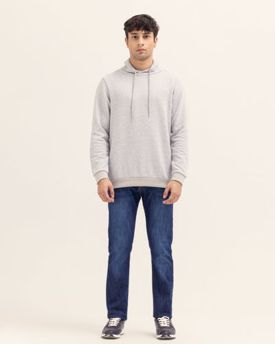 Men Mock Neck Sweatshirt