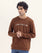 Men Brown Color Sweat Shirt For MEN - ENGINE