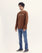 Men Brown Color Sweat Shirt For MEN - ENGINE