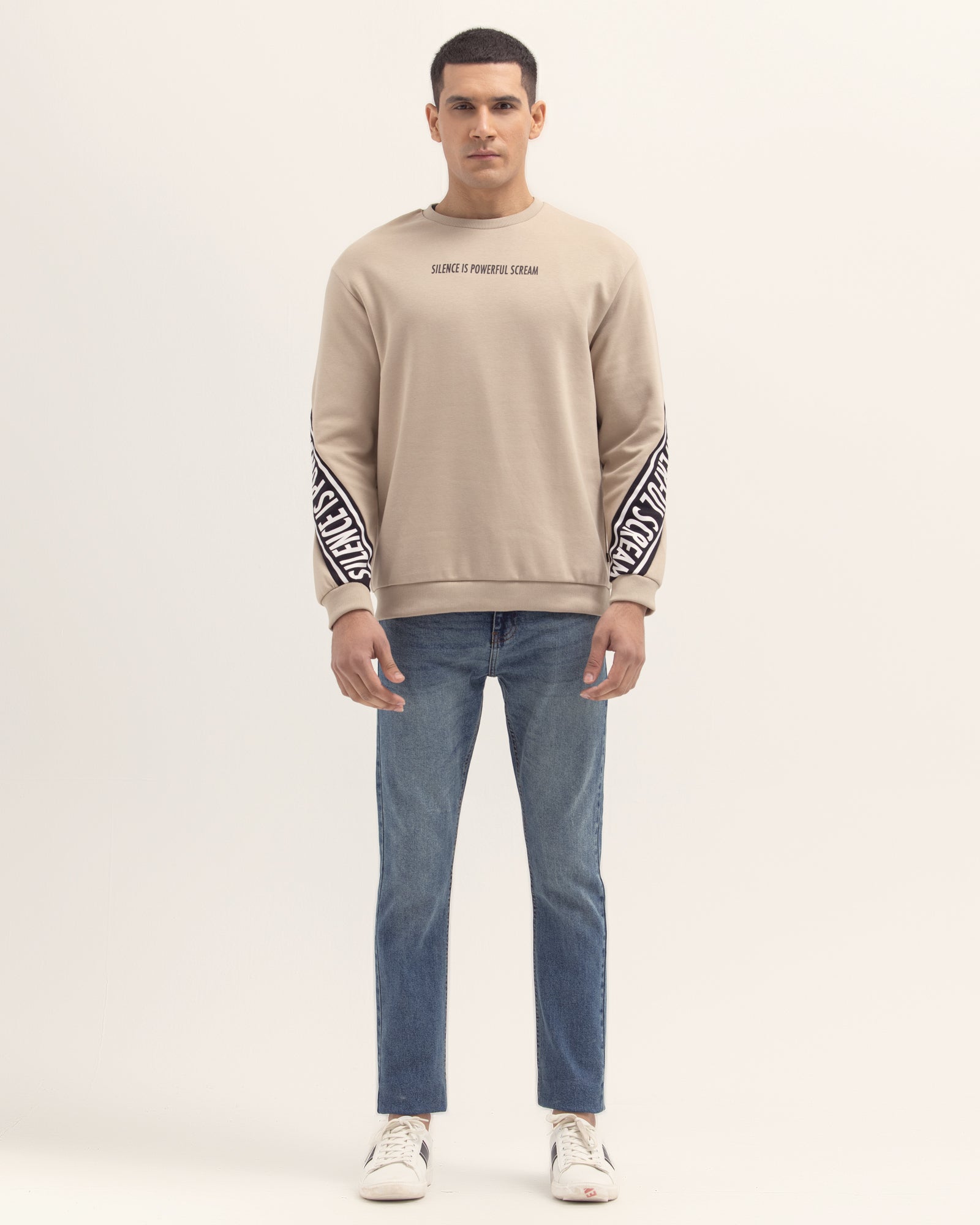 Men Basic Sweat Shirt