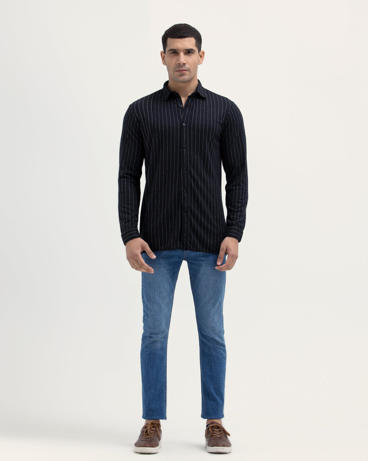 Men Striped Button Down - Engine - Buy Now