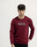 Men Maroon Color Terry Fashion Sweat Shirt For MEN - ENGINE