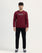 Men Maroon Color Terry Fashion Sweat Shirt For MEN - ENGINE